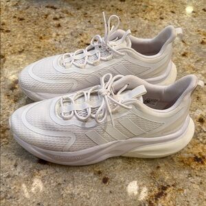 Adidas Cloudfoam Bounce White Athletic Shoes size 11 1/2